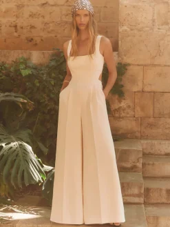 - Dion Wide-Leg Cut-Out Jumpsuit*Reiss