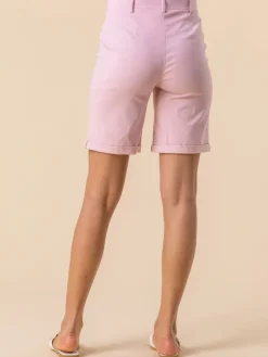 Lichtroze - stretch short met omgeslagen zoom*Roman Best