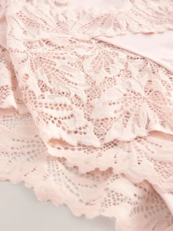 Lichtroze - Ultimate Comfort kanten slip verpakking van 2*Next Discount