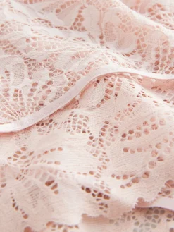 Lichtroze - Ultimate Comfort kanten slip verpakking van 2*Next Outlet