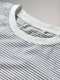 Light Green/Pink/White/Stripe - 4 Pack 100% Cotton Relaxed Long Sleeve T-Shirts*The Set Discount