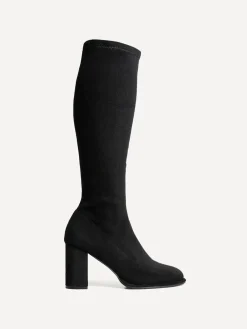 Kylie stretchy hoge Boots met blokhak*Linzi Discount