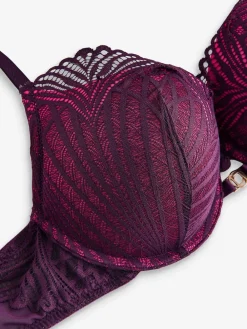 Geo Lace Triple Boost Bra*Lipsy Hot