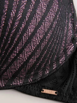 Geo Lace Triple Boost Bra*Lipsy New