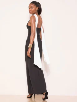 High Neck Scarf Drape Maxi Dress*Lipsy Sale