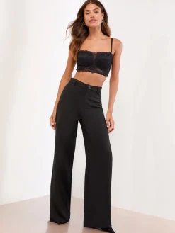 kanten gewatteerde bandeaubeha met bloemenprint*Lipsy Outlet