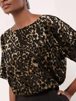 Leopard Print Sleeveless Cowl Neck Jumpsuit*Lipsy Sale