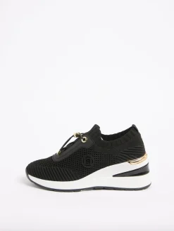 Mid Wedge Knit Runner Sports Trainers*Lipsy