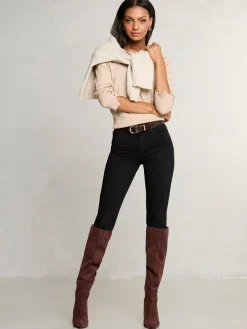 skinny jeans met halfhoge taille*Lipsy Outlet