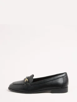 Snaffle Bar Faux Leather Loafers*Lipsy Outlet