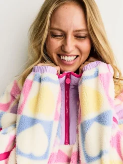 Heart Colourblock Borg Fleece*Little Bird by Jools Oliver Discount