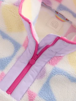 Heart Colourblock Borg Fleece*Little Bird by Jools Oliver Discount