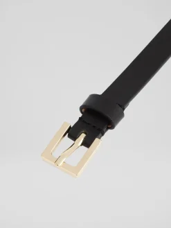 Clover Leather Square Buckle Belt*LK Bennett Sale