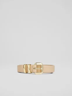 Jodie Leather Oloid Buckle Belt*LK Bennett Best