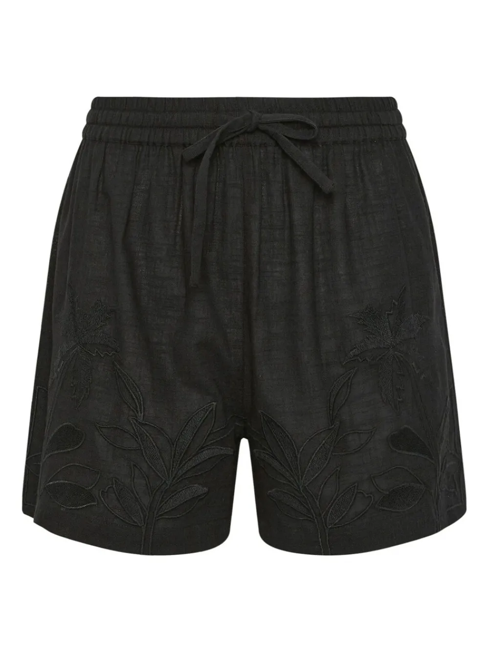 100% Cotton Embroidered Hem Shorts*Long Tall Sally