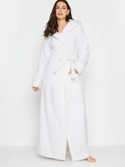 100% Cotton Hooded Maxi Robe*Long Tall Sally Outlet