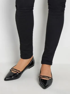 - Platte schoenen met meerdere bandjes*Long Tall Sally Clearance