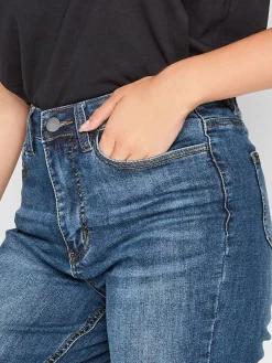 jeans van stretchdenim met rechte pijpen*Long Tall Sally Clearance