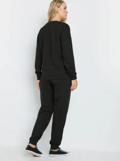 joggingbroek met trekkoord en boorden*Long Tall Sally Hot