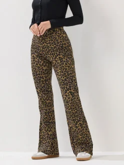Leopard Flared Leggings*Long Tall Sally New