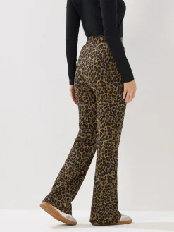 Leopard Flared Leggings*Long Tall Sally New
