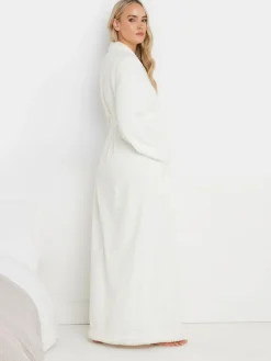 luxe spa-badjas met opstaande kraag*Long Tall Sally Clearance