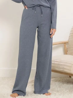 Marl Waffle Wide Leg Joggers*Long Tall Sally Clearance