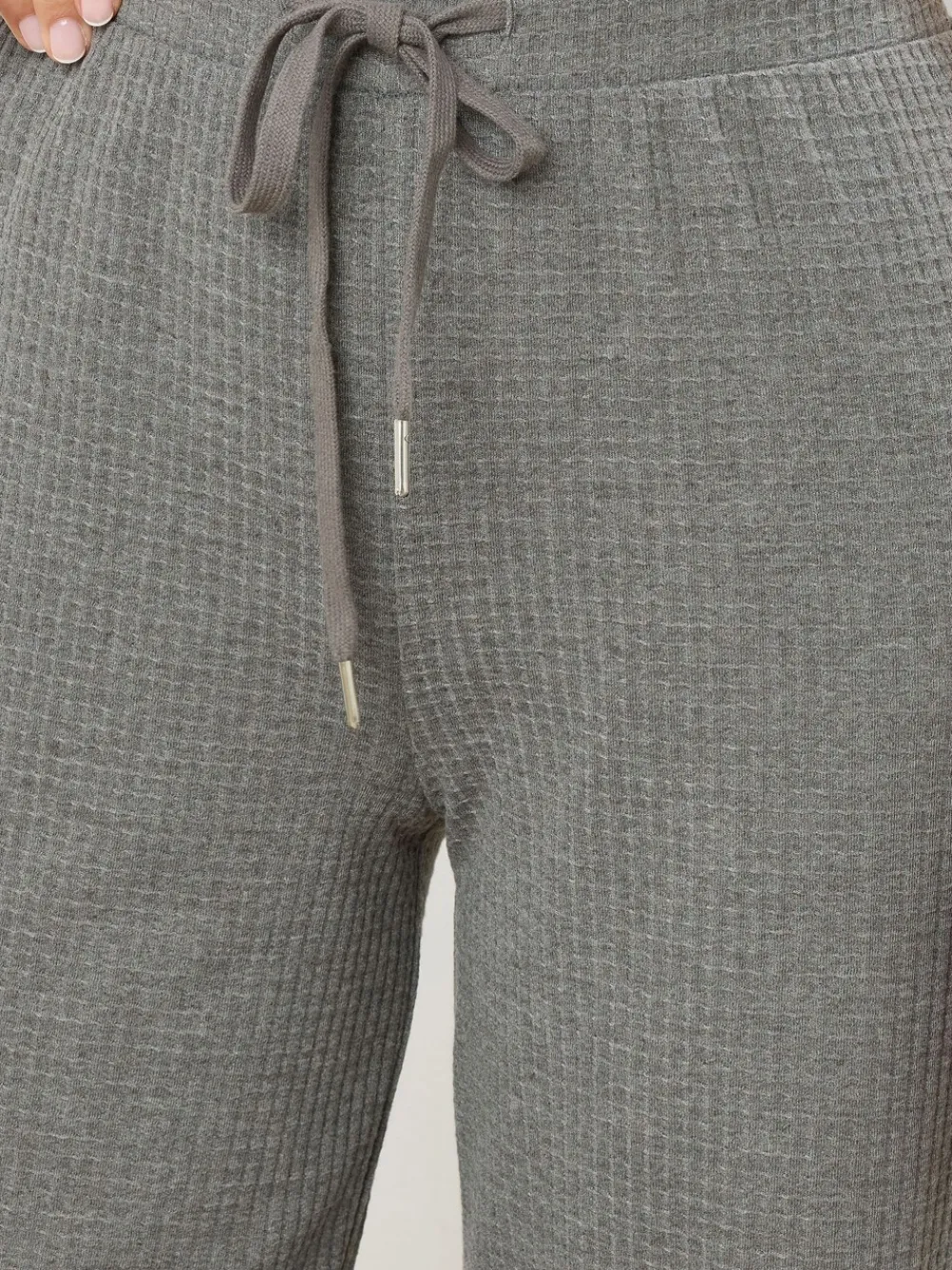 Marl Waffle Wide Leg Joggers*Long Tall Sally Discount