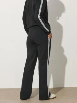 Metallic Stripe Wide Leg Joggers*Long Tall Sally Sale