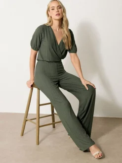 Ribbed Wrap Jumpsuit*Long Tall Sally Online