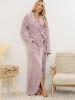 Ribbon Shawl Maxi Robe*Long Tall Sally