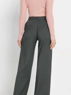 Wide Leg Belted Trousers*Long Tall Sally