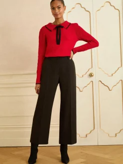 Wide Leg Crop Trousers*Love & Roses Clearance