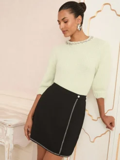 Wrap Mini Skirt*Love & Roses Best