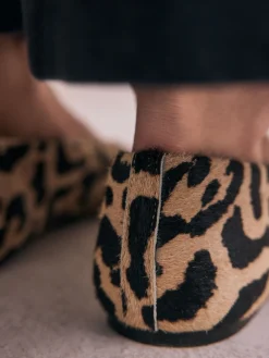 - Leren ballerina met ronde neus*Next Clearance