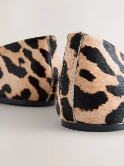 - Leren ballerina met ronde neus*Next Clearance