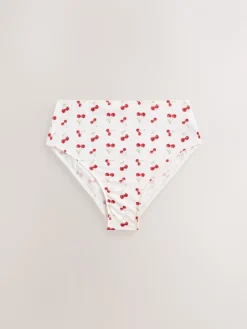 Luipaard/kersenprint - Set van 5 slipjes van microvezels*Next New