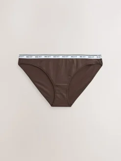 Luipaardprint - 4 Katoenen slipjes met logotailleband*Next Sale