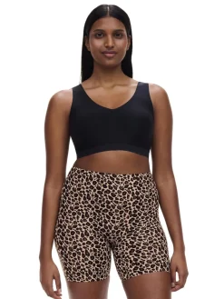 - zachte naadloze stretchshorts tot halverwege de dij met hoge taille en één maat*Chantelle Clearance