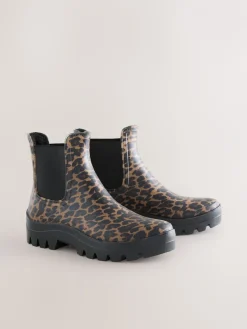 - Faux Fur Lined Chelsea Ankle Wellies*Next New
