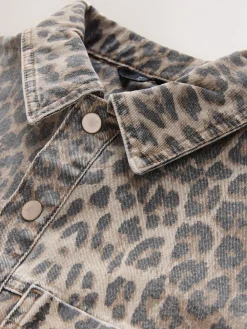 - Mini Long Sleeve Utility Denim Dress*Next