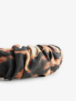 Luipaardprint - Ruched Structured Headband*Next Clearance
