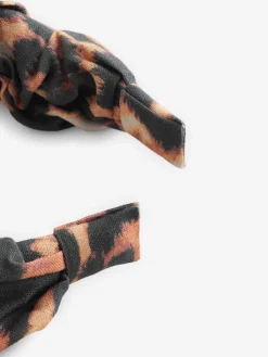Luipaardprint - Ruched Structured Headband*Next Clearance