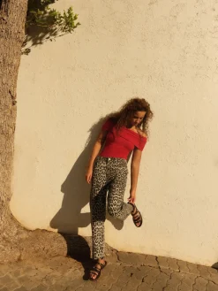 Luipaardprint - Straight Leg Jeans*Next Best