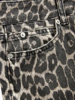 Luipaardprint - Straight Leg Jeans*Next Best