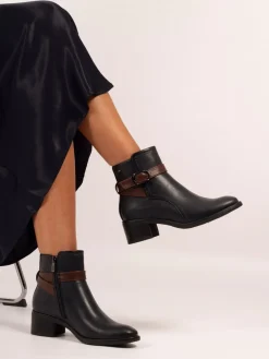 Cassie Low Heel Ankle Boots*Lunar Outlet