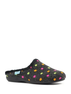 Peanut Polka Dot Mule Slippers*Lunar Discount