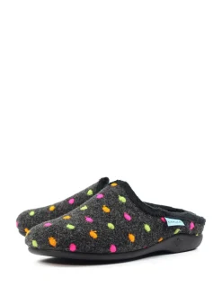 Peanut Polka Dot Mule Slippers*Lunar Discount