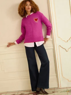 - warme gebreide trui*Love & Roses Best