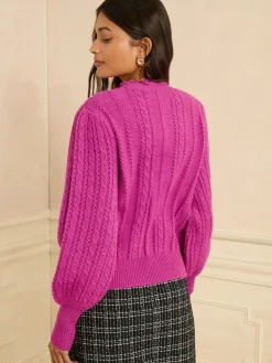 - Bobble Stitch Cosy Knitted Jumper*Love & Roses New